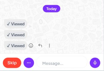 StrangerLine chat screen